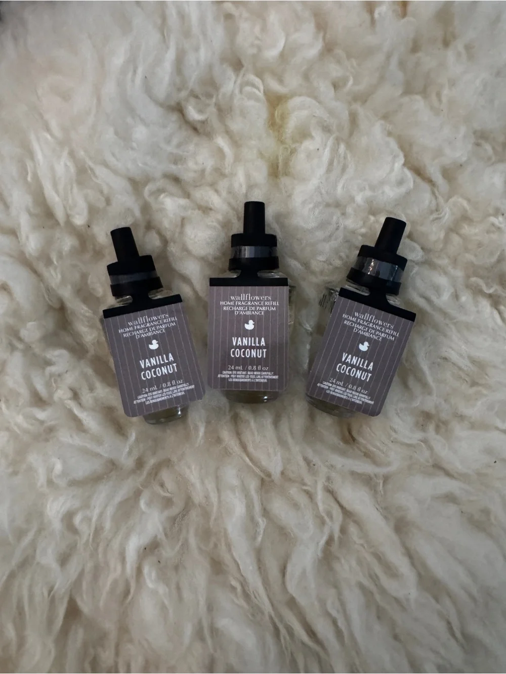 New BBW Vanilla Coconut Wallflower Plugins